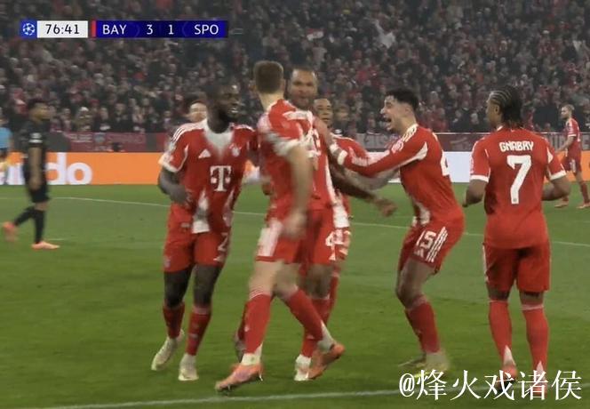 拜仁铁卫约纳坦-塔欧冠处子球震撼绽放